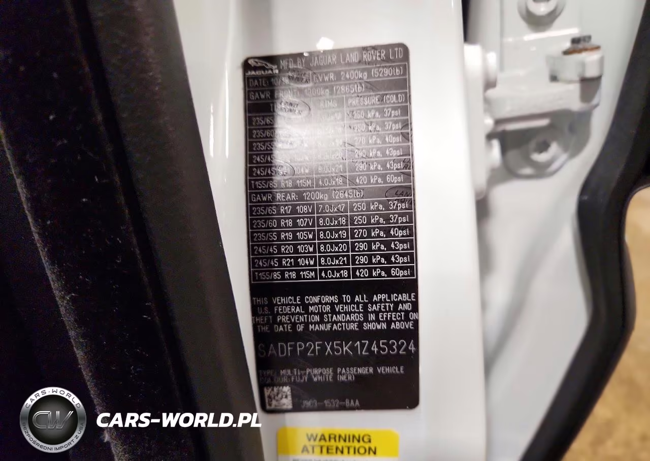 2019 Jaguar E-Pace Se VIN:SADFP2FX5K1Z45324 - 13
