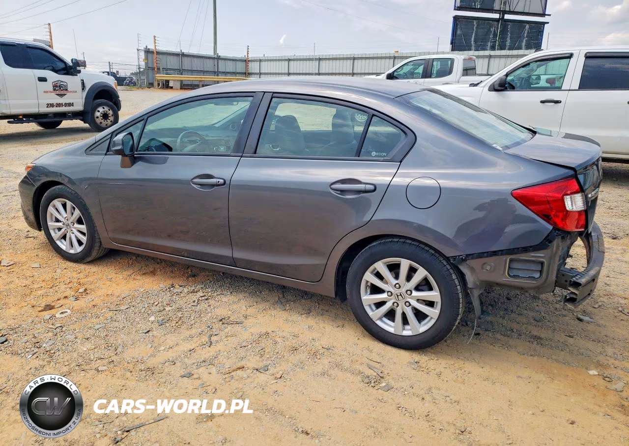 2012 Honda Civic Exl VIN:2HGFB2F90CH331412 - 2