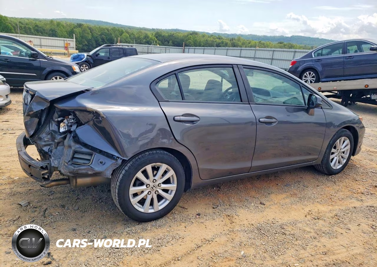 2012 Honda Civic Exl VIN:2HGFB2F90CH331412 - 3