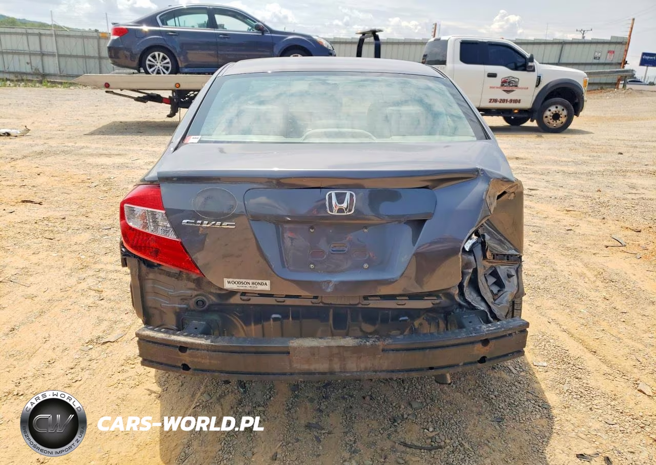 2012 Honda Civic Exl VIN:2HGFB2F90CH331412 - 6