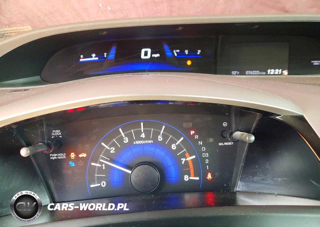 2012 Honda Civic Exl VIN:2HGFB2F90CH331412 - 9