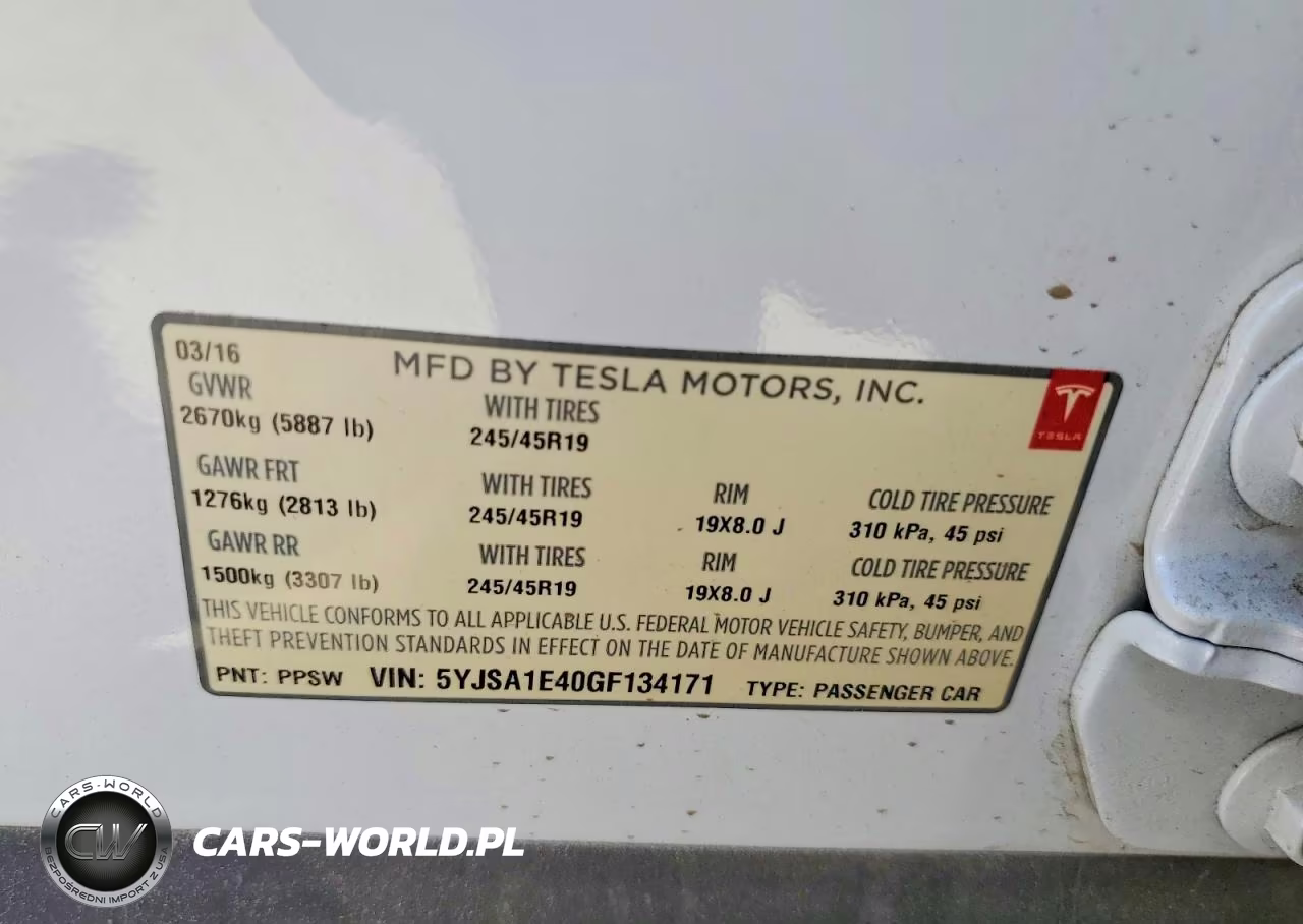 2016 Tesla Model S VIN:5YJSA1E40GF134171 - 14