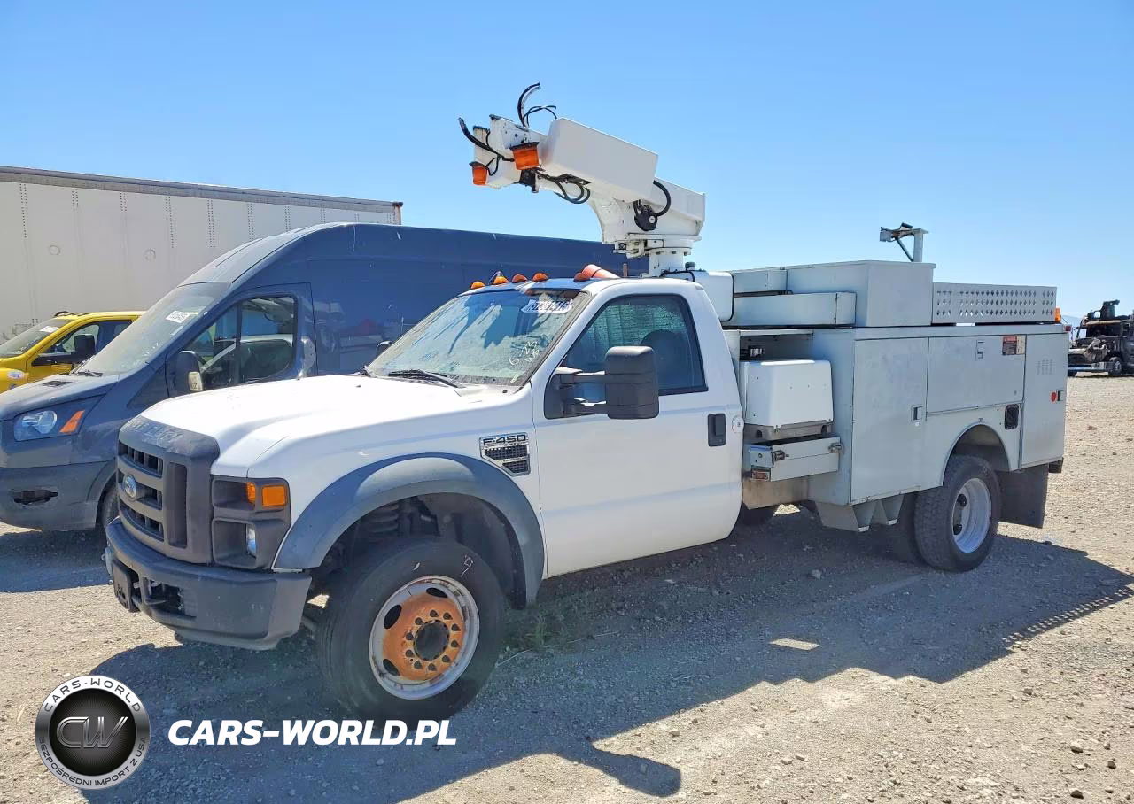 2008 Ford F450 Super Duty Cable Placer Bucket Truck