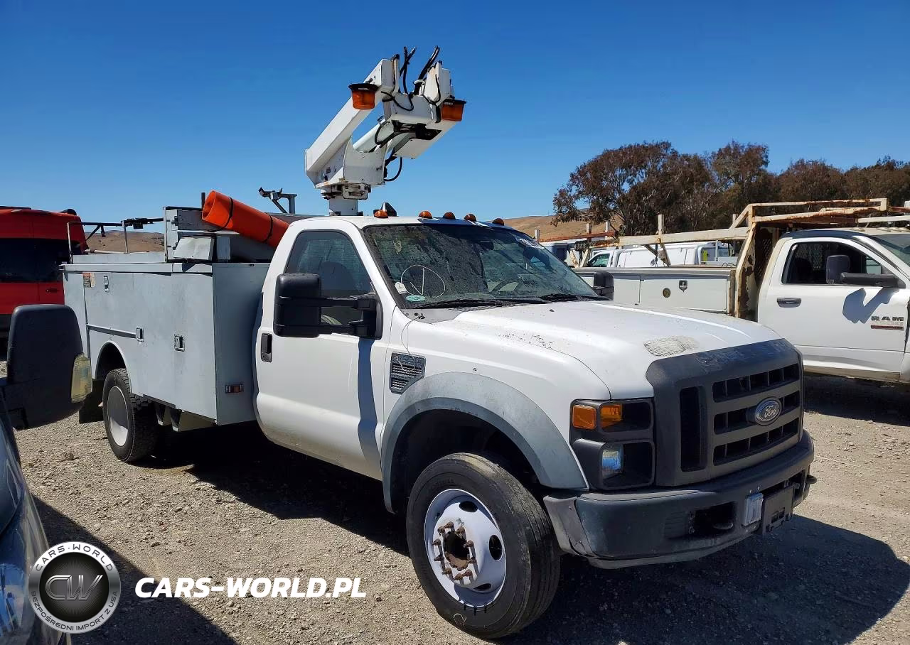 2008 Ford F450 Super Duty Cable Placer Bucket Truck VIN:1FD4F46Y48EC32499 - 4