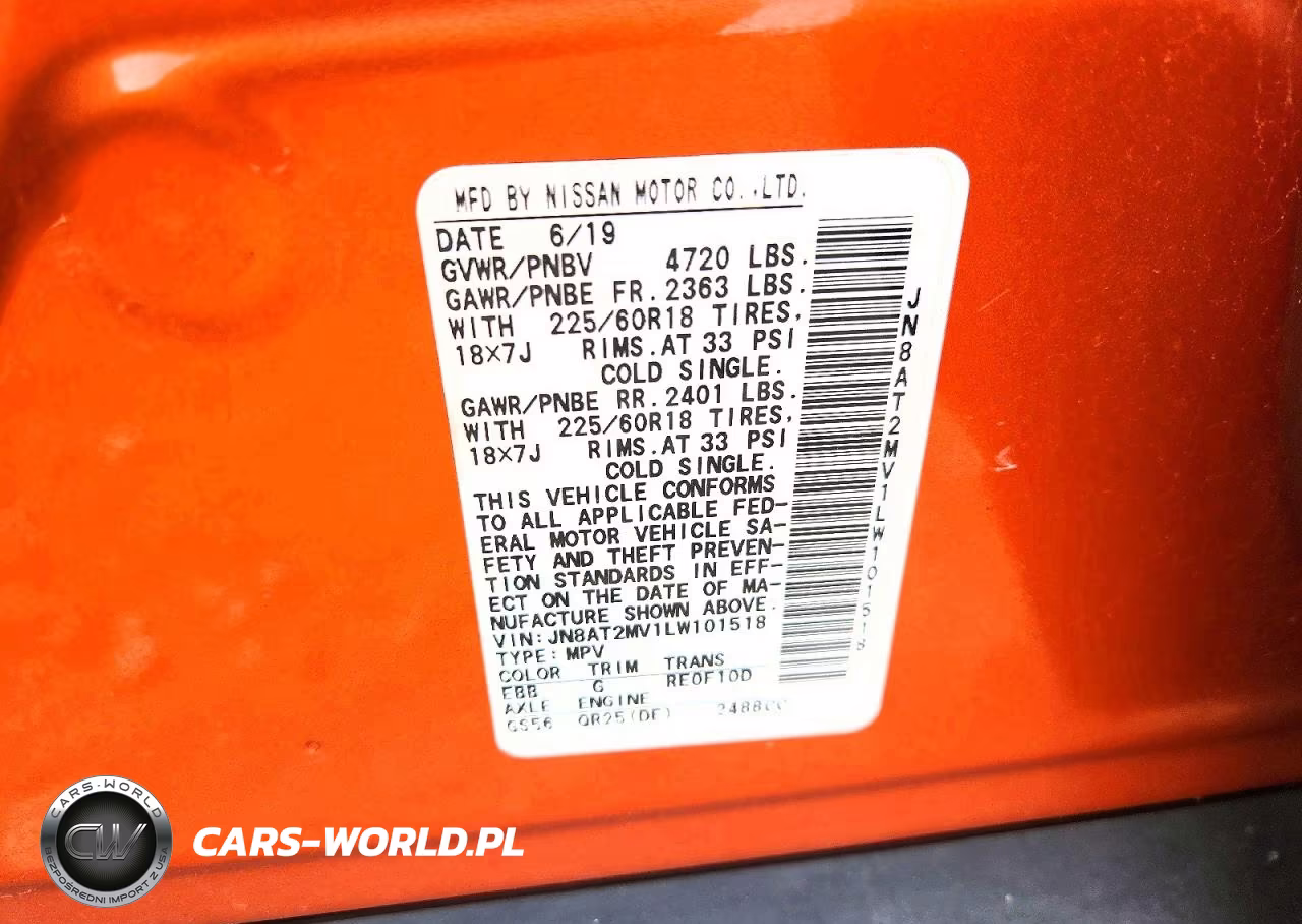 2020 Nissan Rogue Sv VIN:JN8AT2MV1LW101518 - 13