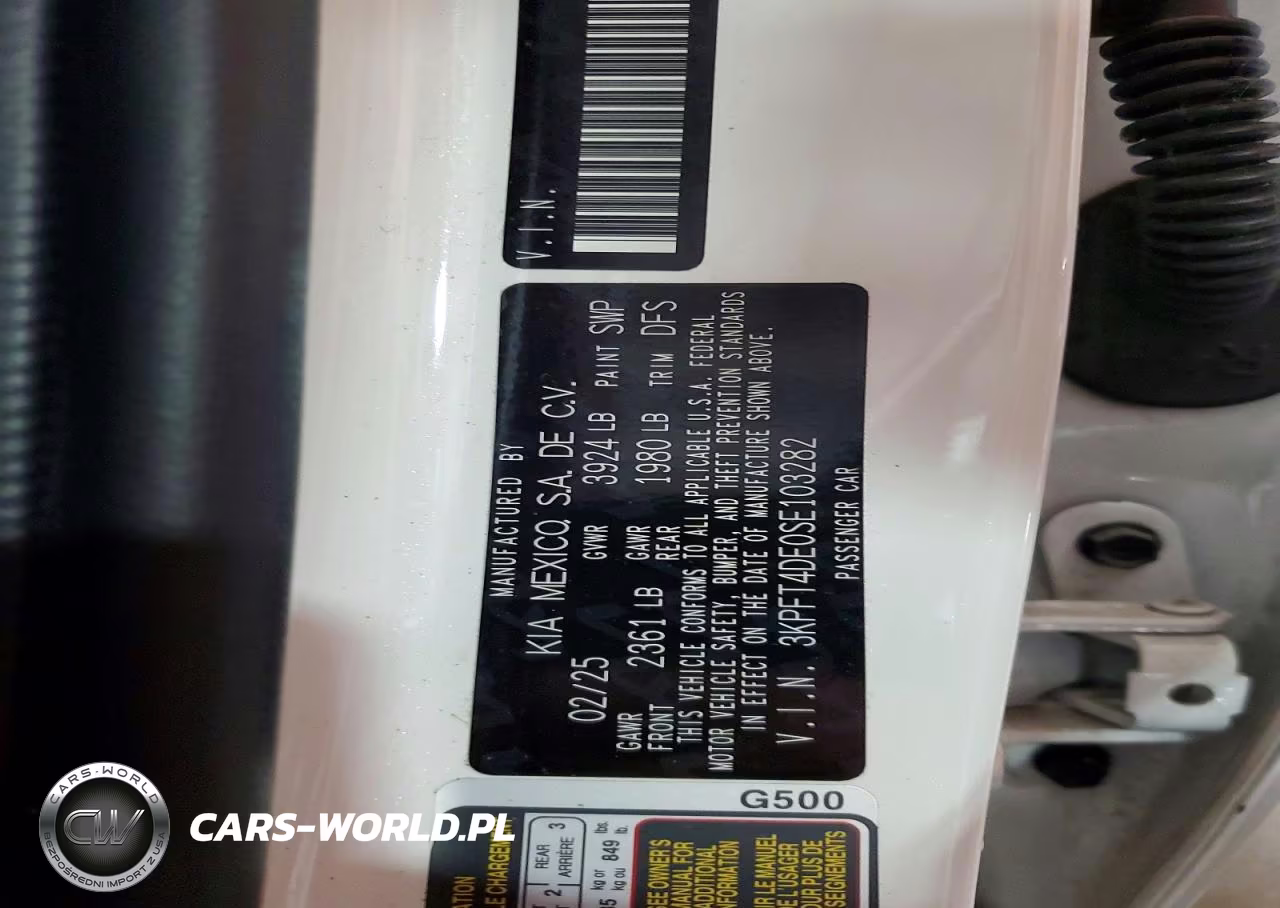 2025 Kia K4 Lxs VIN:3KPFT4DE0SE103282 - 12