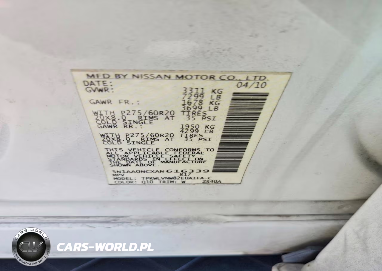 2010 Nissan Armada Se VIN:5N1AA0NCXAN616339 - 13