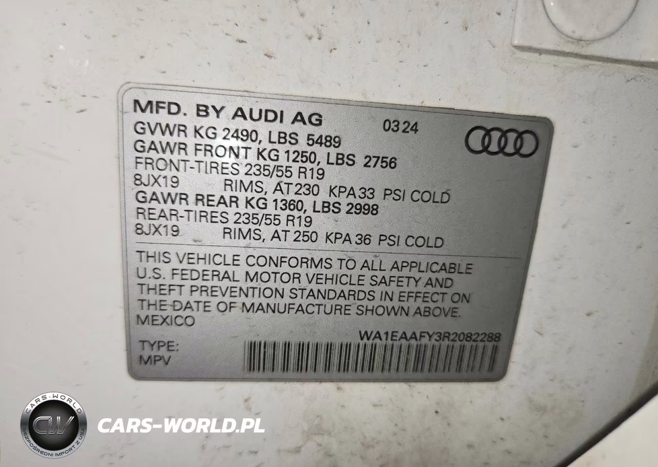2024 Audi Q5 Premium Plus 45 VIN:WA1EAAFY3R2082288 - 13