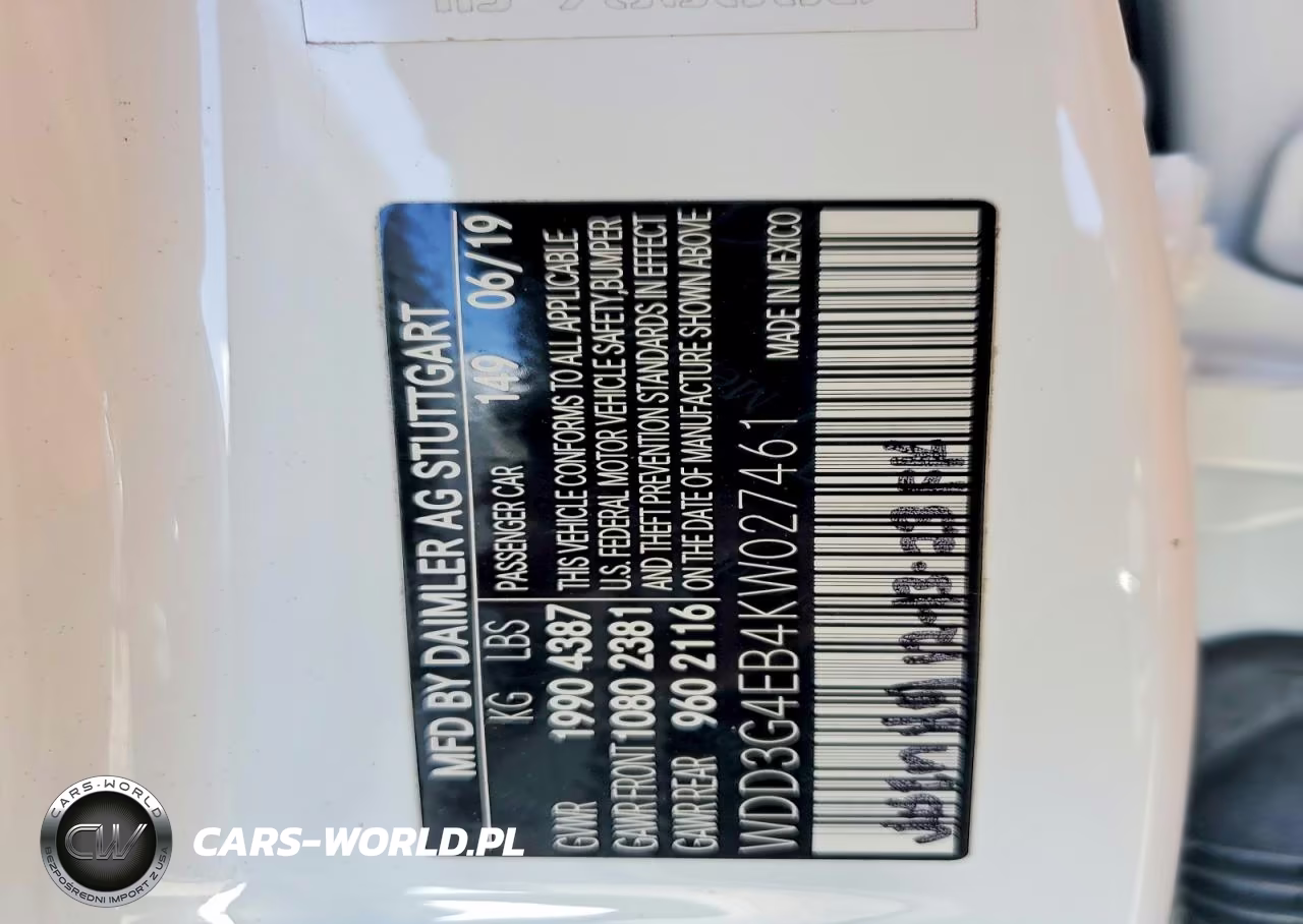 2019 Mercedes-Benz A 220 VIN:WDD3G4EB4KW027461 - 13
