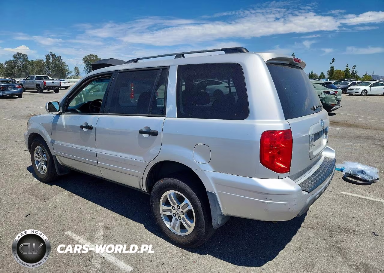 2005 Honda Pilot Exl VIN:2HKYF18735H557486 - 2