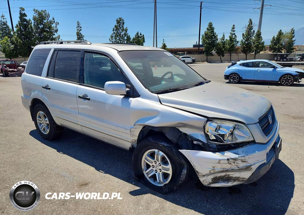 2005 Honda Pilot Exl VIN:2HKYF18735H557486 - 4