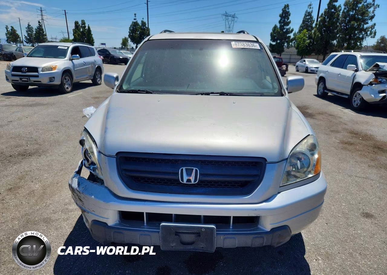 2005 Honda Pilot Exl VIN:2HKYF18735H557486 - 5
