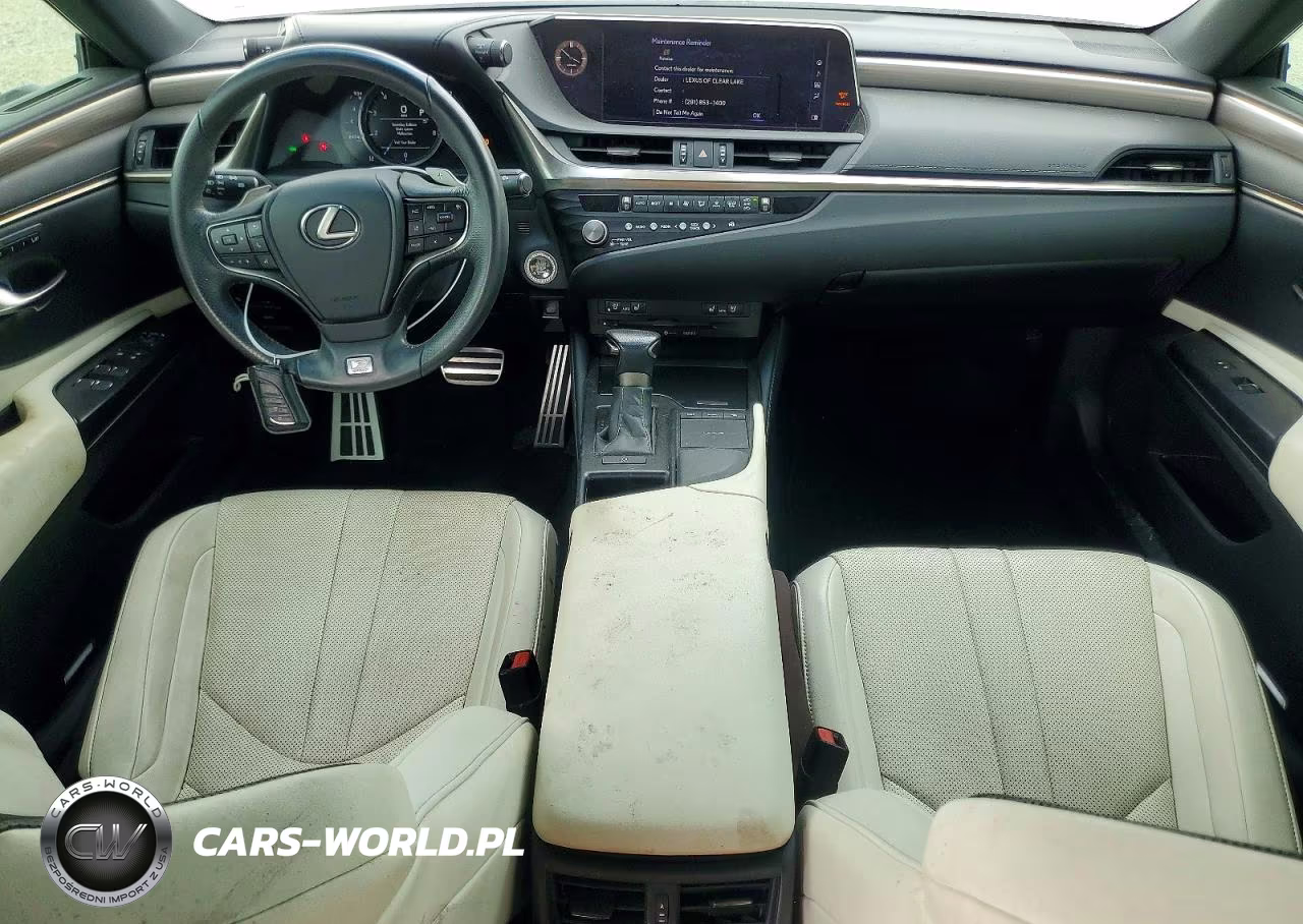 2021 Lexus Es 350 F Sport VIN:58AHZ1B12MU091165 - 8