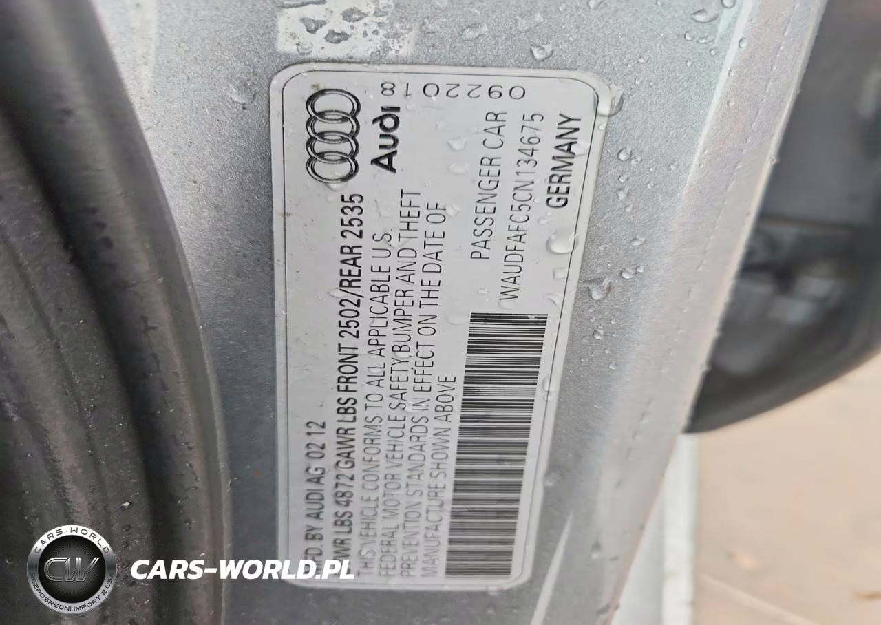 2012 Audi A6 Premium Plus VIN:WAUDFAFC5CN134675 - 13