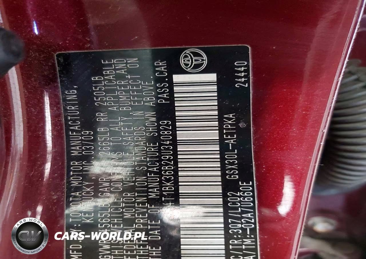 2009 Toyota Avalon Limited VIN:4T1BK36B29U340829 - 12