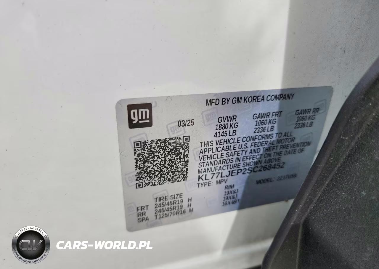 2025 Chevrolet Trax 2Rs VIN:KL77LJEP2SC268452 - 12