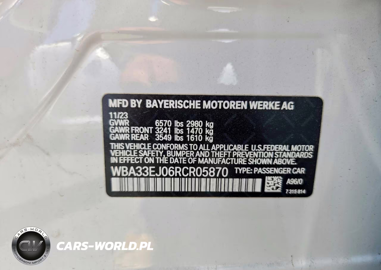 2024 BMW 760 Xi VIN:WBA33EJ06RCR05870 - 13