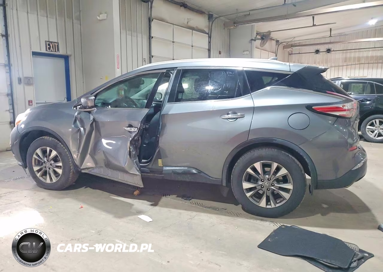 2017 Nissan Murano Sl VIN:5N1AZ2MHXHN180166 - 2