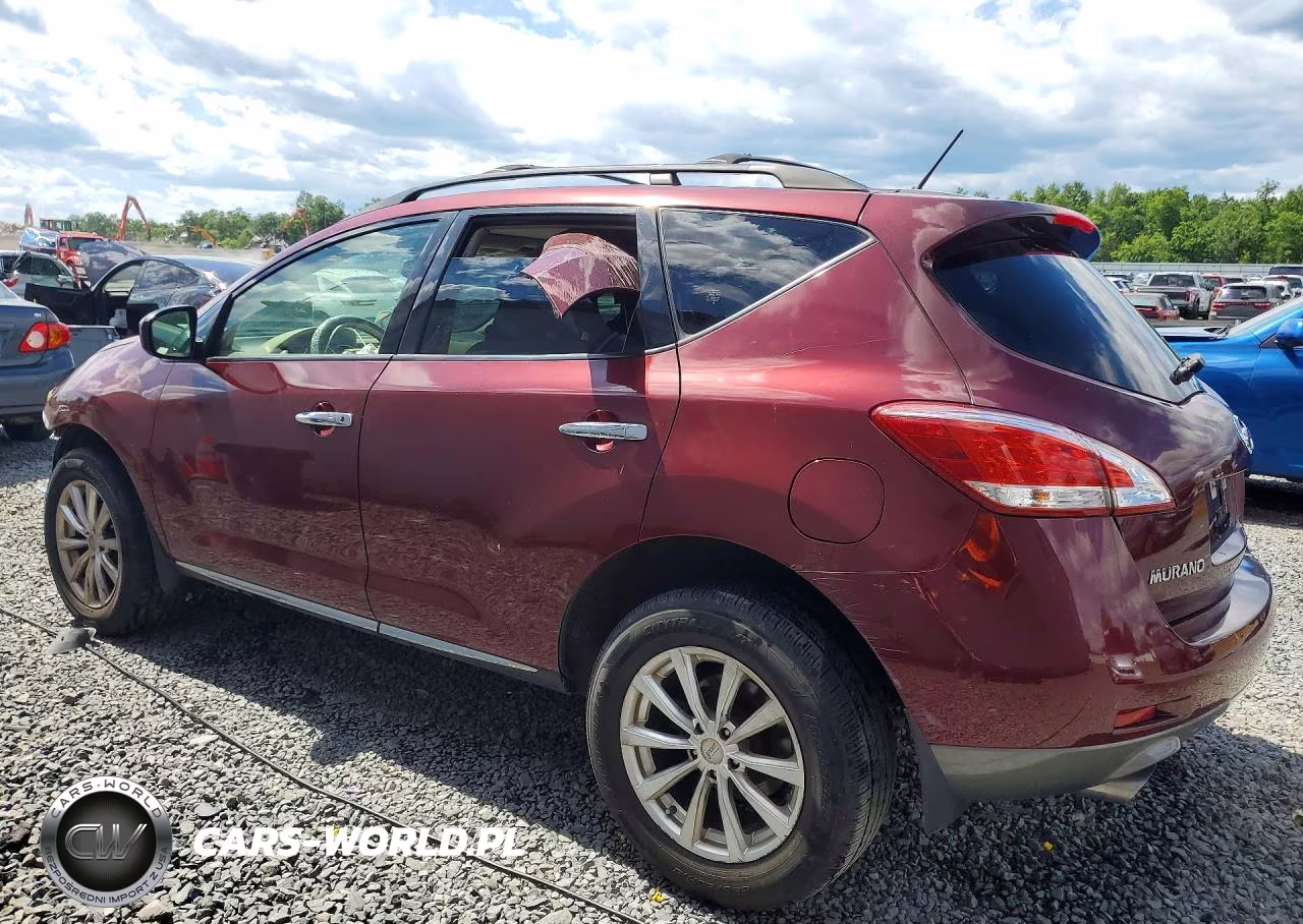 2012 Nissan Murano S VIN:JN8AZ1MW2CW230448 - 2