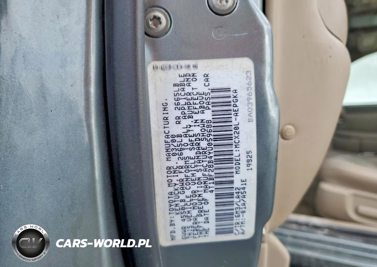 2000 Toyota Avalon Xls VIN:4T1BF28B4YU059688 - 12