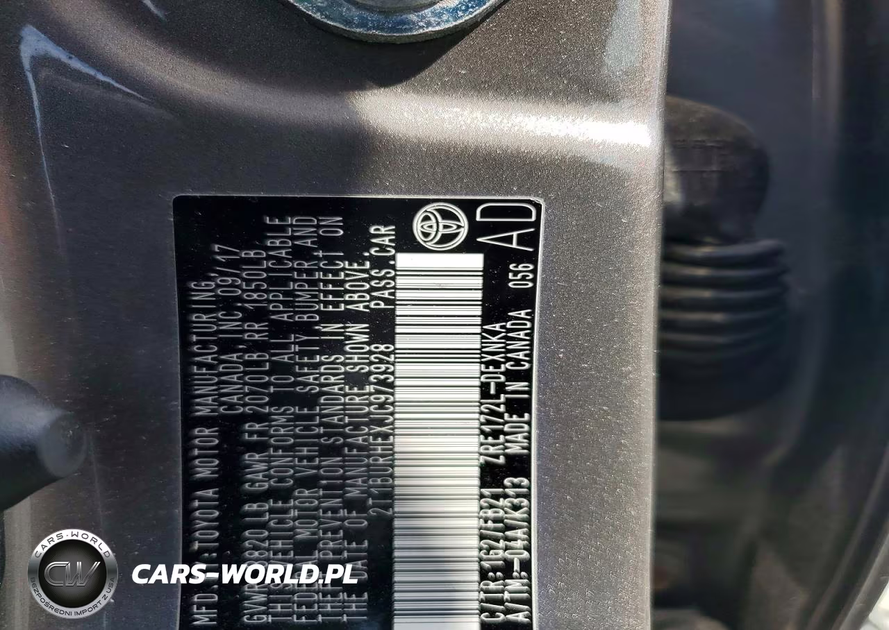 2018 Toyota Corolla Le VIN:2T1BURHEXJC973928 - 12