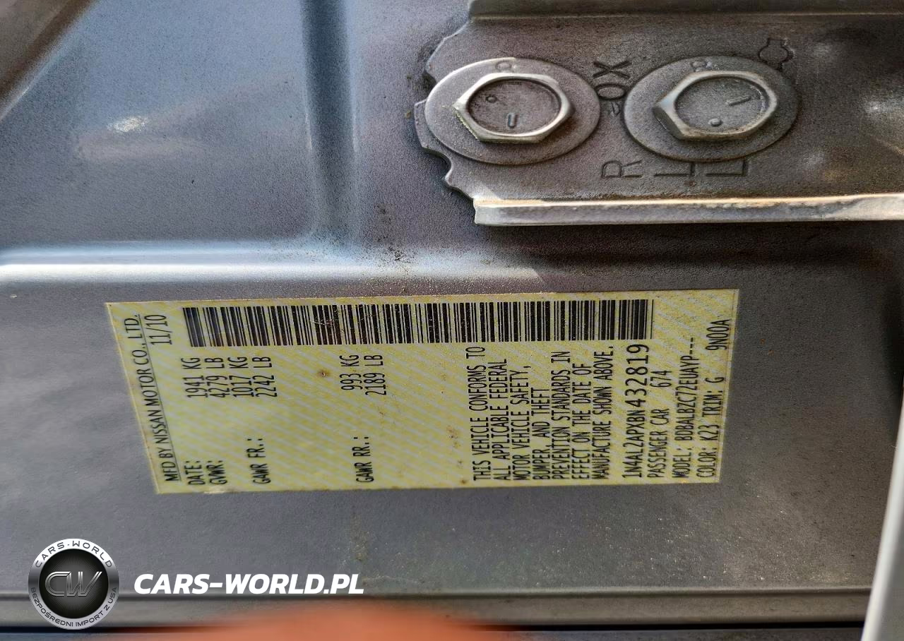 2022 Nissan Altima 2.5 VIN:1N4AL2APXBN432819 - 12