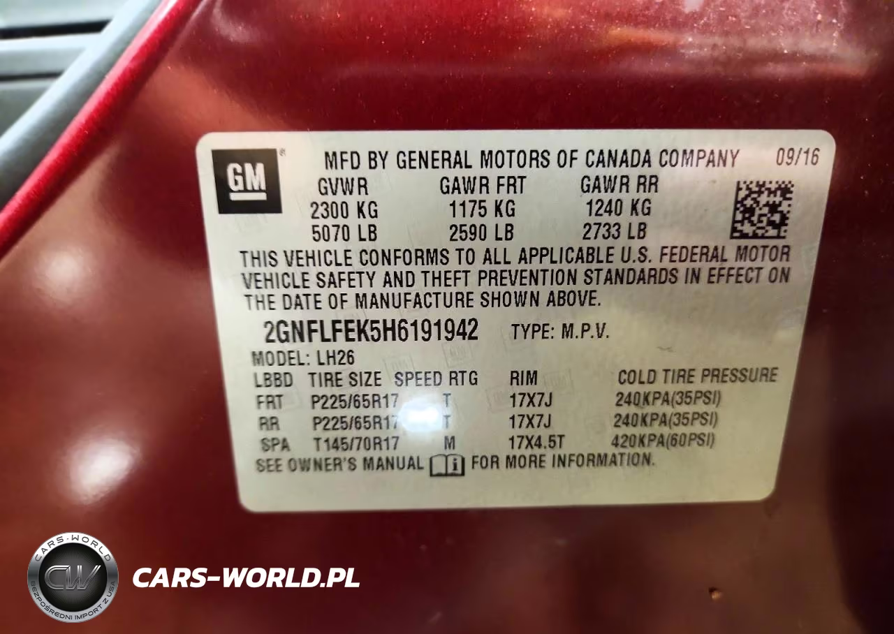 2017 Chevrolet Equinox Lt VIN:2GNFLFEK5H6191942 - 13