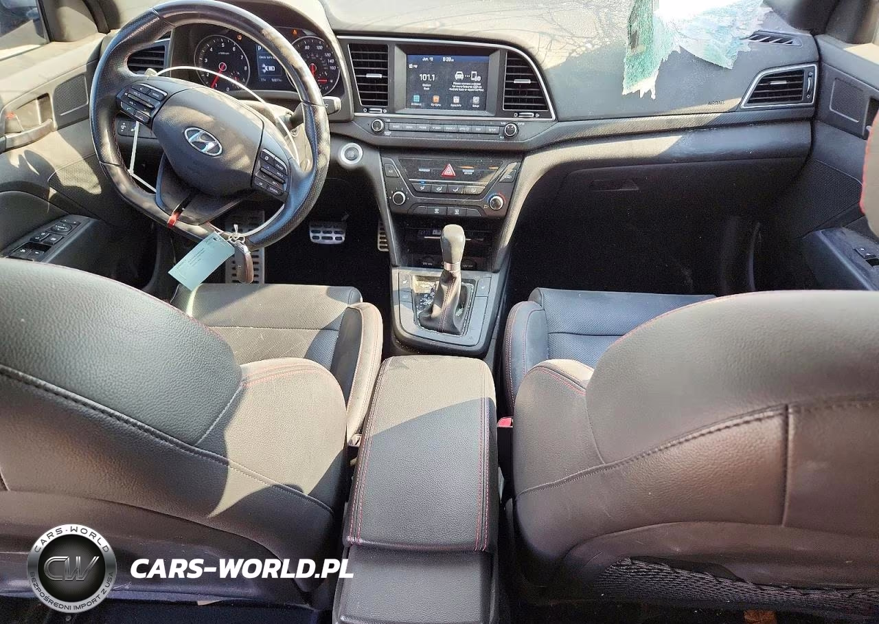 2018 Hyundai Elantra Sport VIN:KMHD04LB4JU665219 - 8