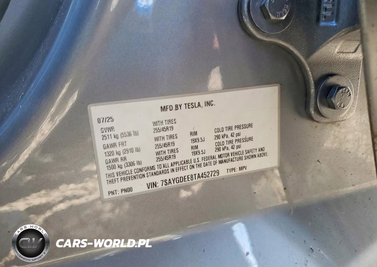 2026 Tesla Model Y VIN:7SAYGDEE8TA452729 - 14