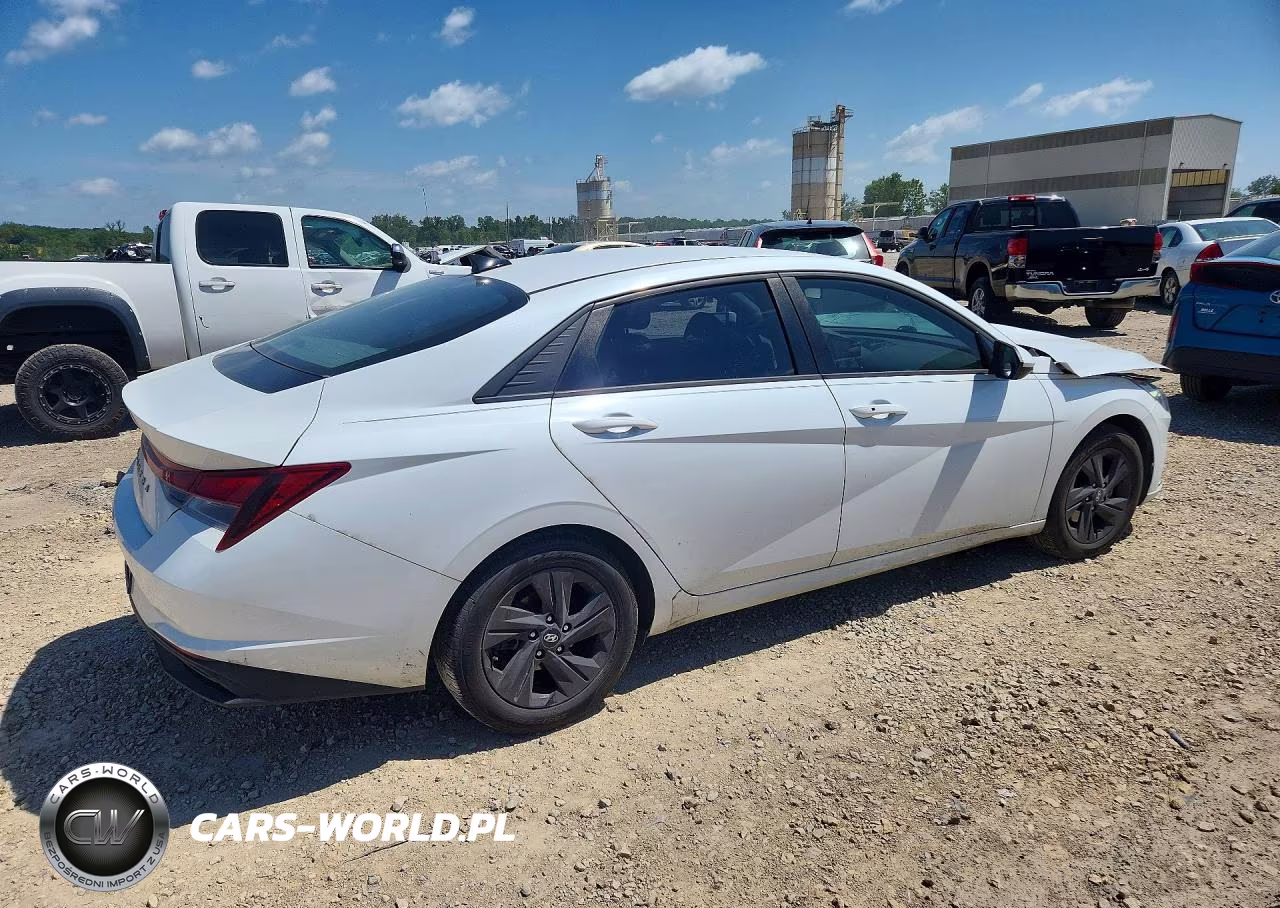 2021 Hyundai Elantra Sel VIN:5NPLS4AG6MH022054 - 3