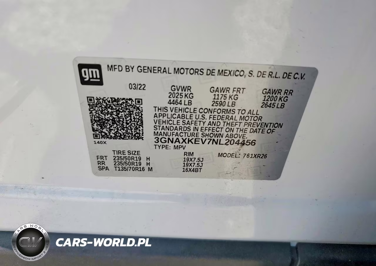 2022 Chevrolet Equinox Lt VIN:3GNAXKEV7NL204456 - 12
