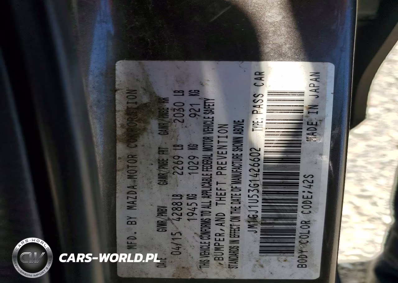 2016 Mazda 6 Sport VIN:JM1GJ1U53G1426602 - 12
