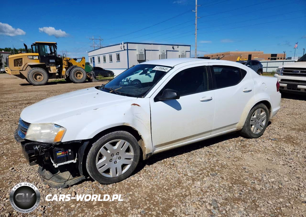 2014 Dodge Avenger Se VIN:1C3CDZABXEN195982 - 1