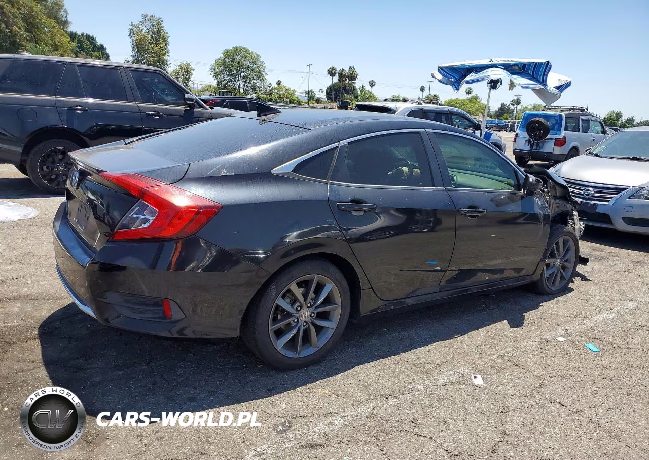 2019 Honda Civic Ex VIN:JHMFC1F35KX001145 - 3