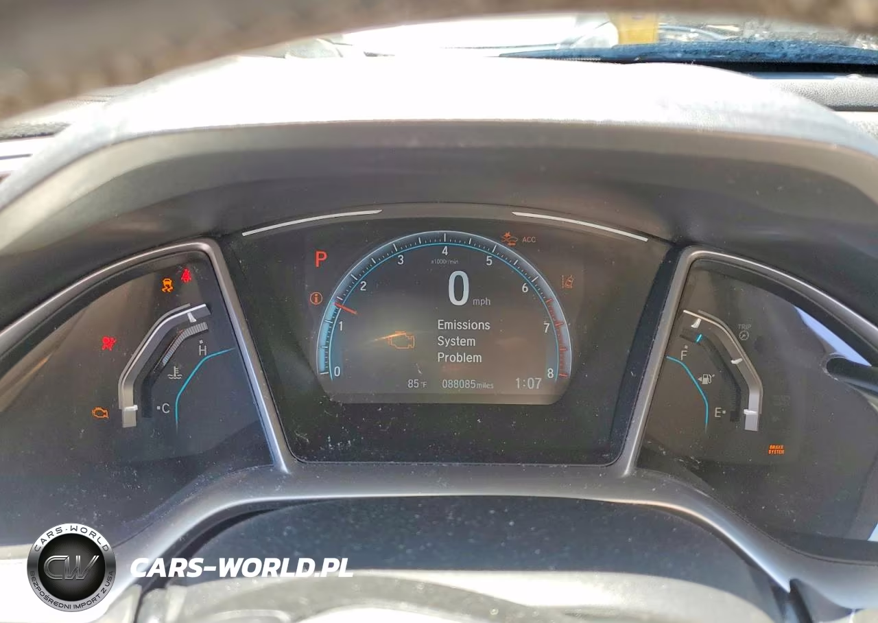 2019 Honda Civic Ex VIN:JHMFC1F35KX001145 - 9