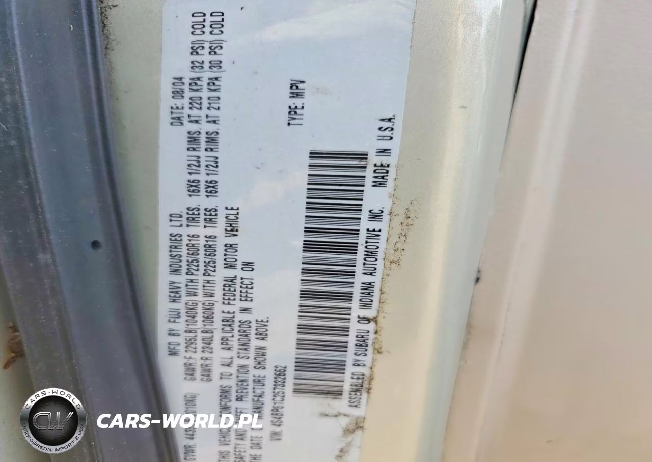 2005 Subaru Legacy Outback 2.5I VIN:4S4BP61C257332662 - 13
