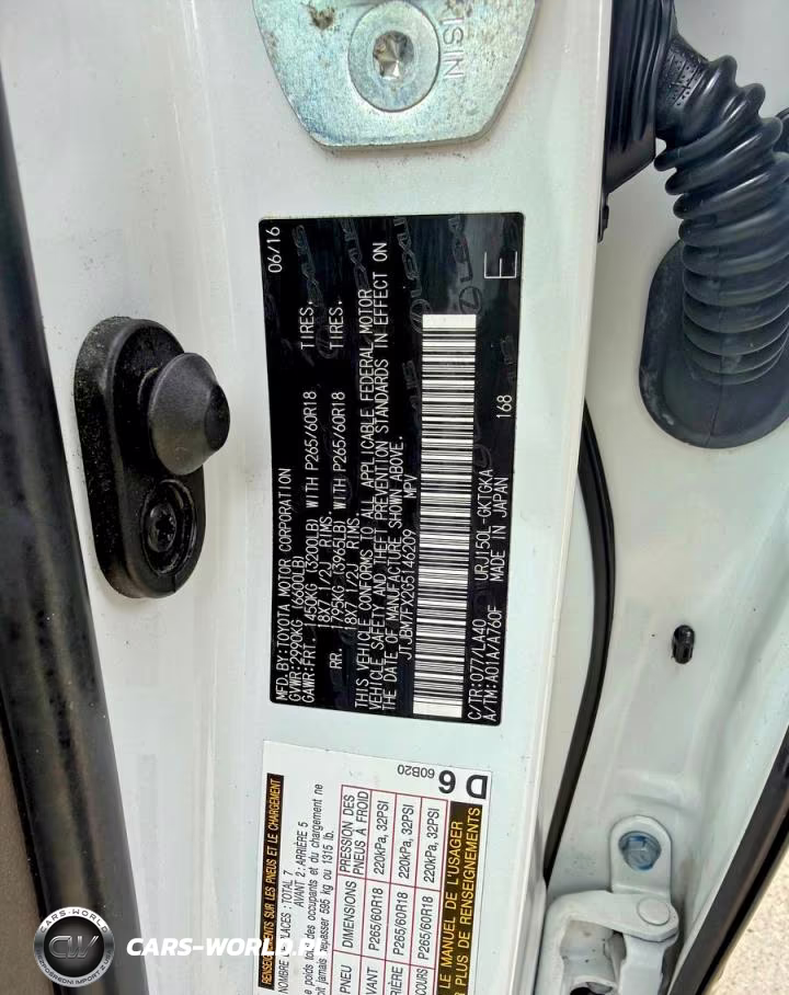 2016 Lexus Gx 460 VIN:JTJBM7FX2G5146209 - 10