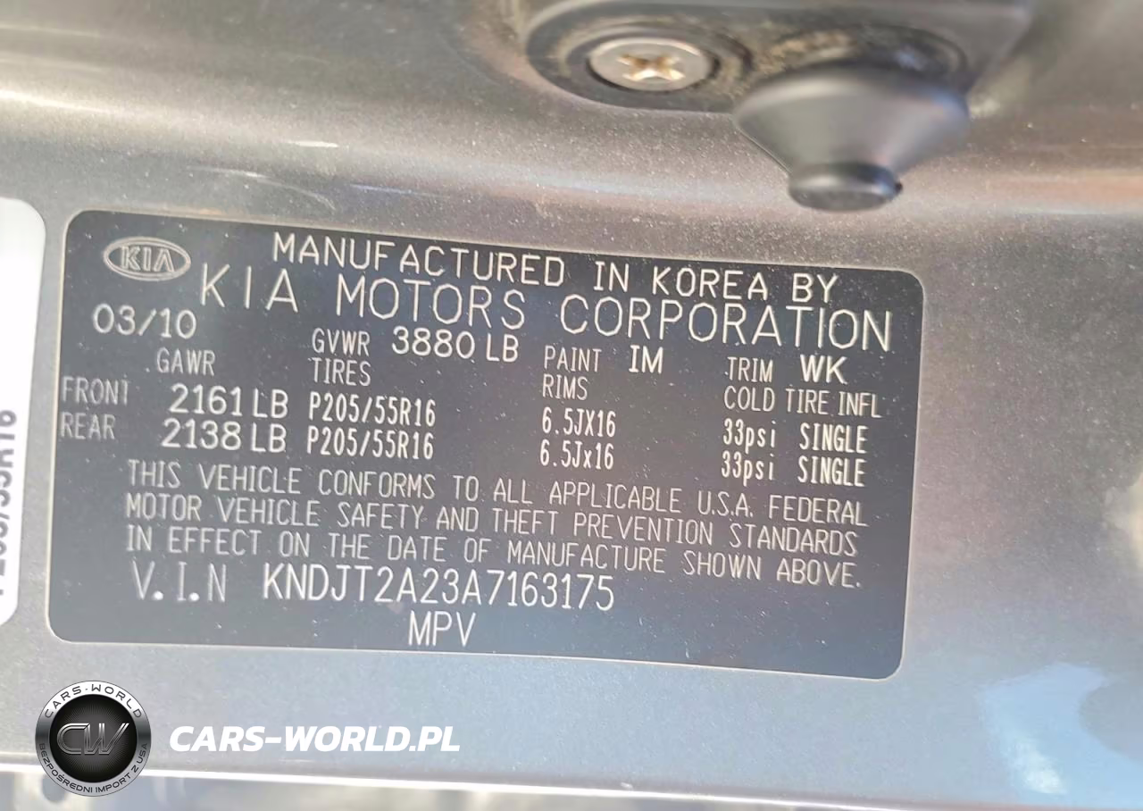 2010 Kia Soul + VIN:KNDJT2A23A7163175 - 13