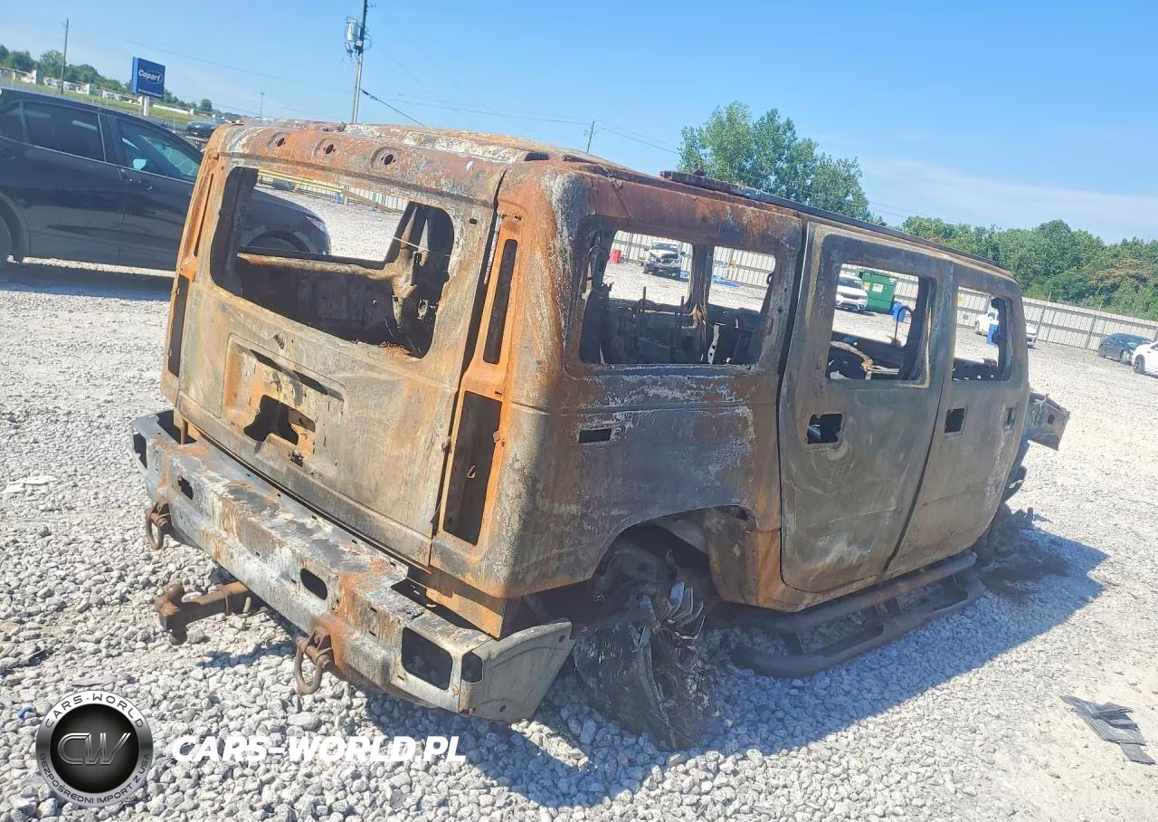 2003 Hummer H2 VIN:5GRGN23U03H141424 - 3