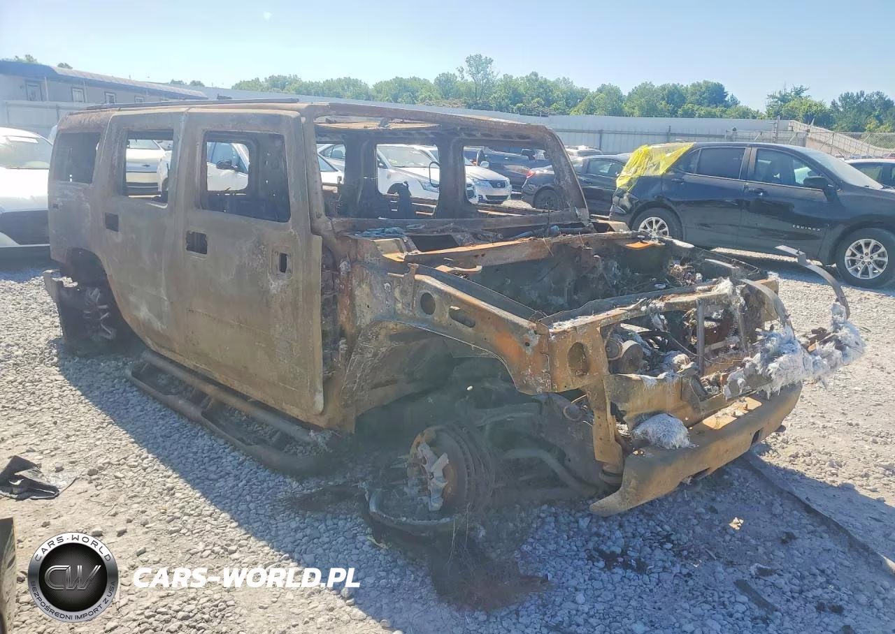 2003 Hummer H2 VIN:5GRGN23U03H141424 - 4