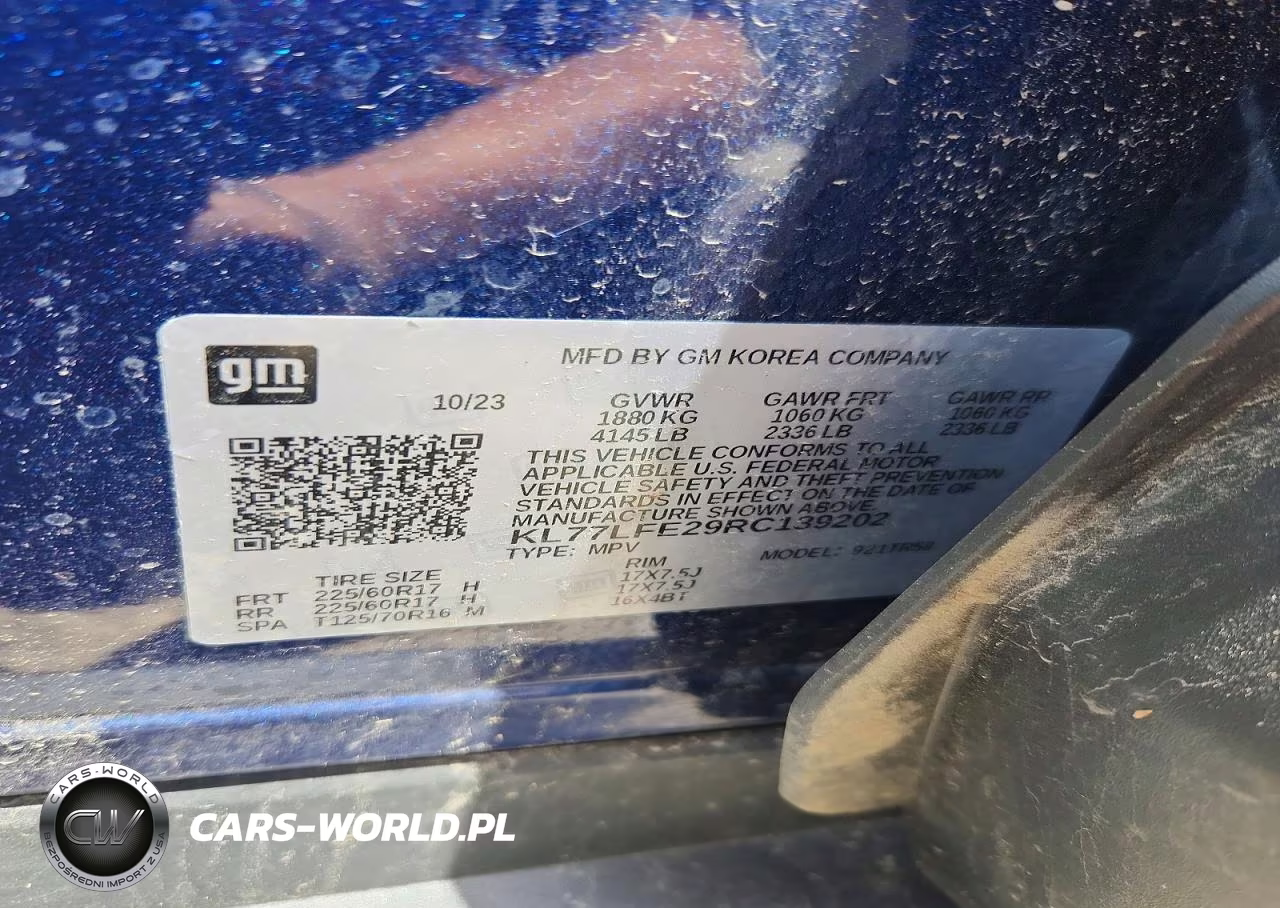 2024 Chevrolet Trax Ls VIN:KL77LFE29RC139202 - 13