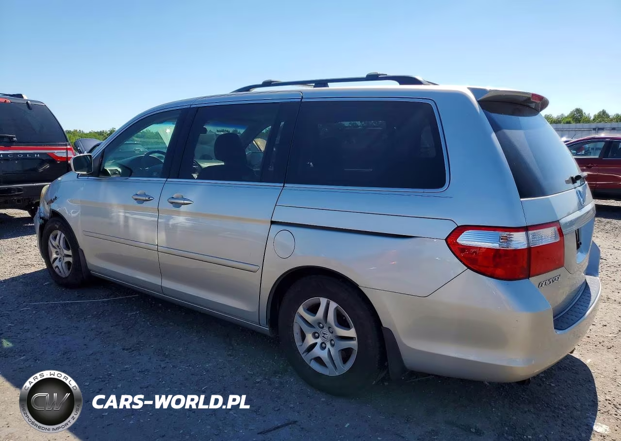 2007 Honda Odyssey Exl VIN:5FNRL38647B442929 - 2