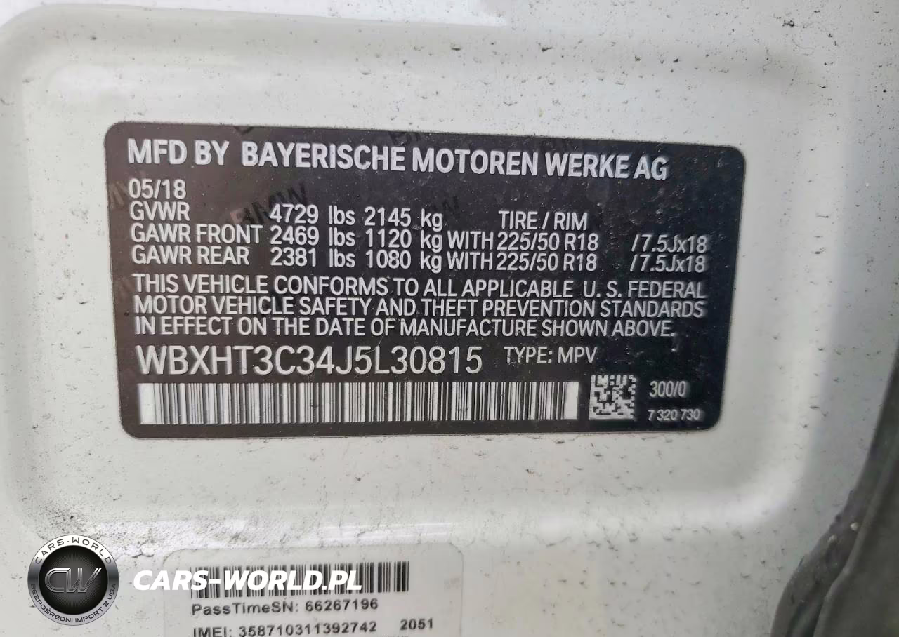 2018 BMW X1 xDrive28I VIN:WBXHT3C34J5L30815 - 13