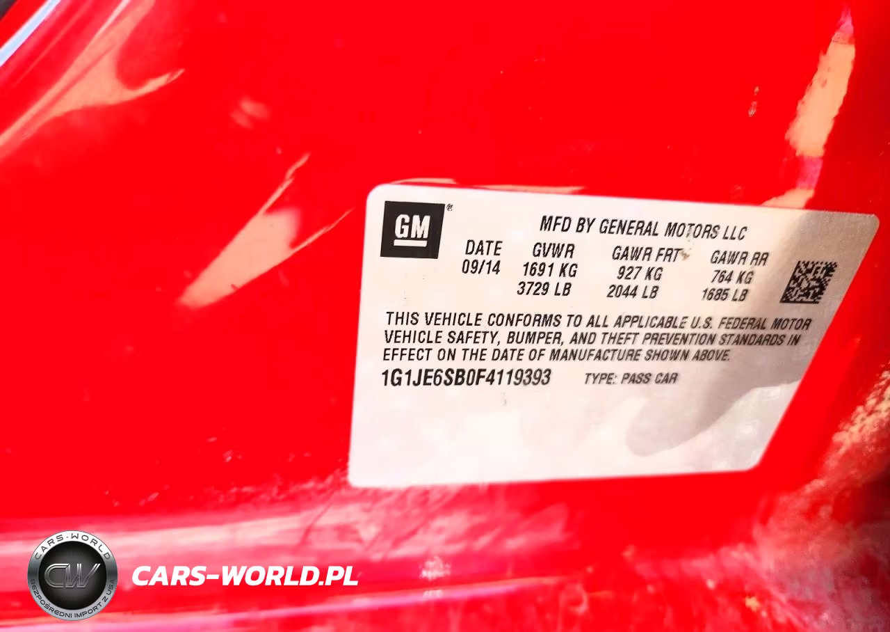 2015 Chevrolet Sonic VIN:1G1JE6SB0F4119393 - 12