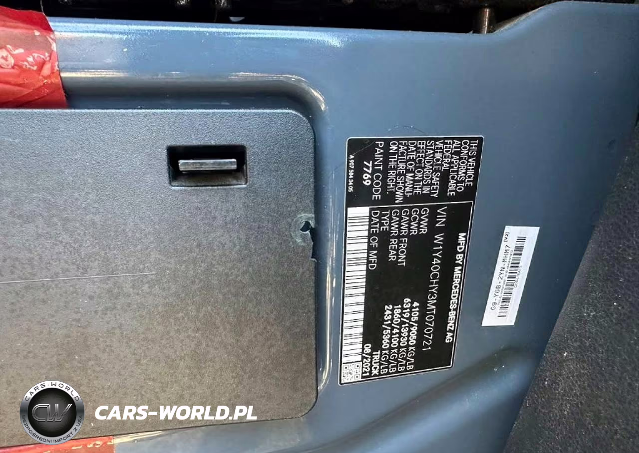 2021 Mercedes-Benz Sprinter 2500 VIN:W1Y40CHY3MT070721 - 10