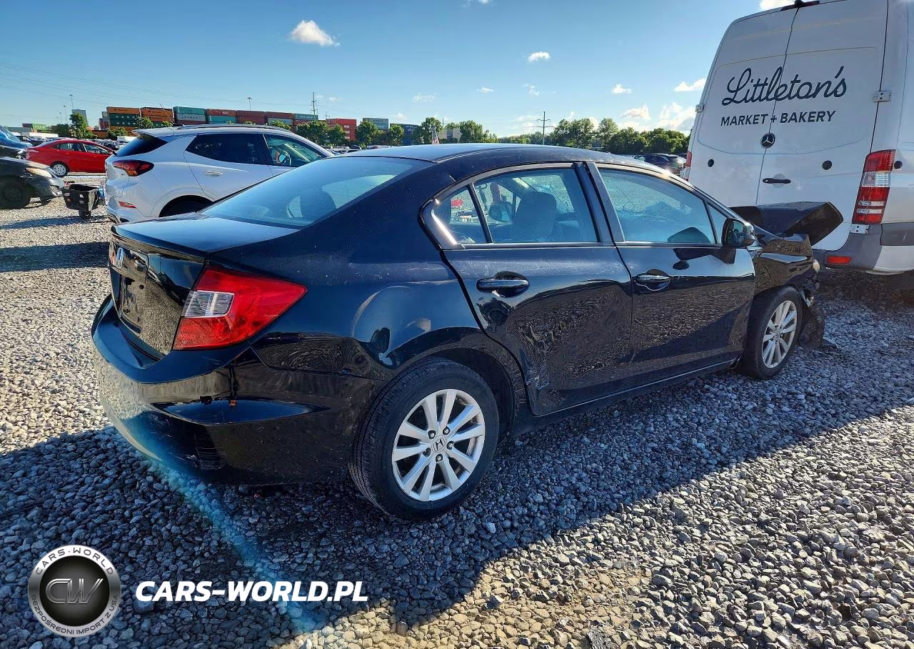 2012 Honda Civic Ex VIN:2HGFB2F89CH316785 - 3