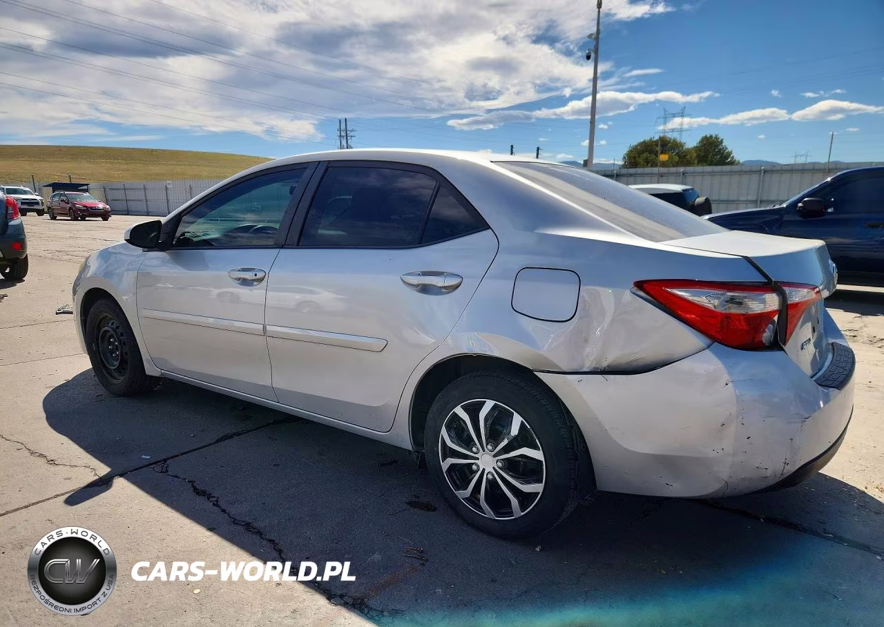 2014 TOYOTA COROLLA L VIN:2T1BURHE9EC138344 - 2