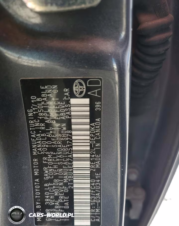 2010 Toyota Corolla Le VIN:2T1BU4EE7AC517778 - 13