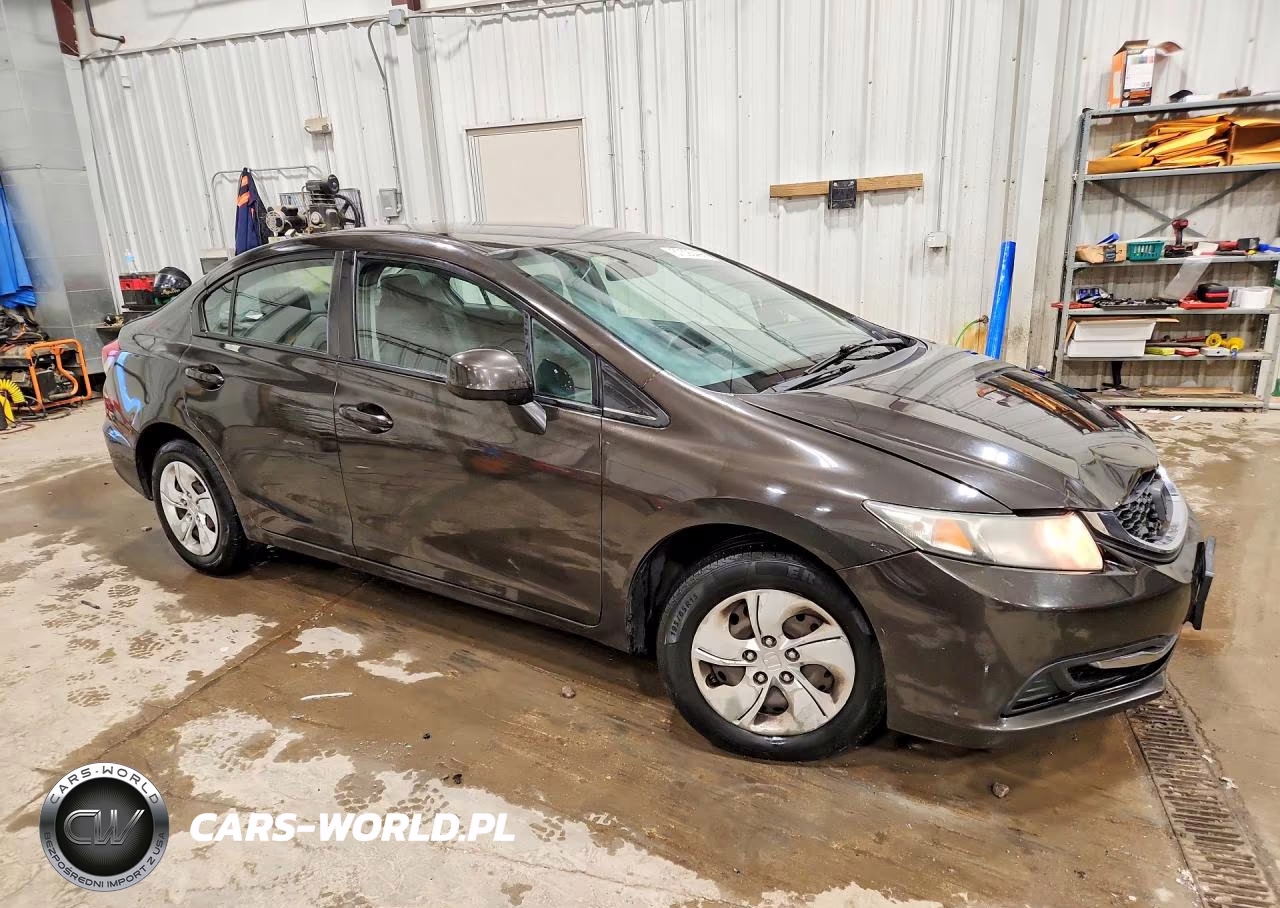 2013 Honda Civic Lx VIN:19XFB2F53DE017830 - 4