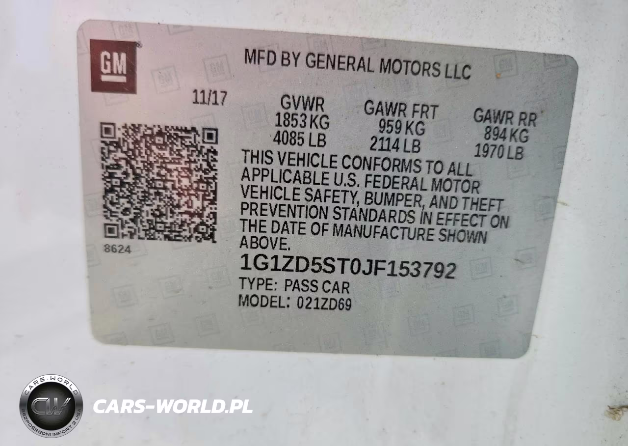 2018 Chevrolet Malibu Lt VIN:1G1ZD5ST0JF153792 - 12